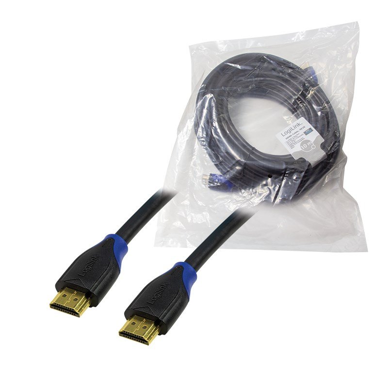 LogiLink CH0066 HDMI-kabel 10 m HDMI Type A (Standard) Sort #7