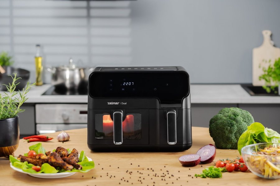 Zelmer ZAF9000 Air Fryer 5,5 l + 3,5 l 2700 W sort #19
