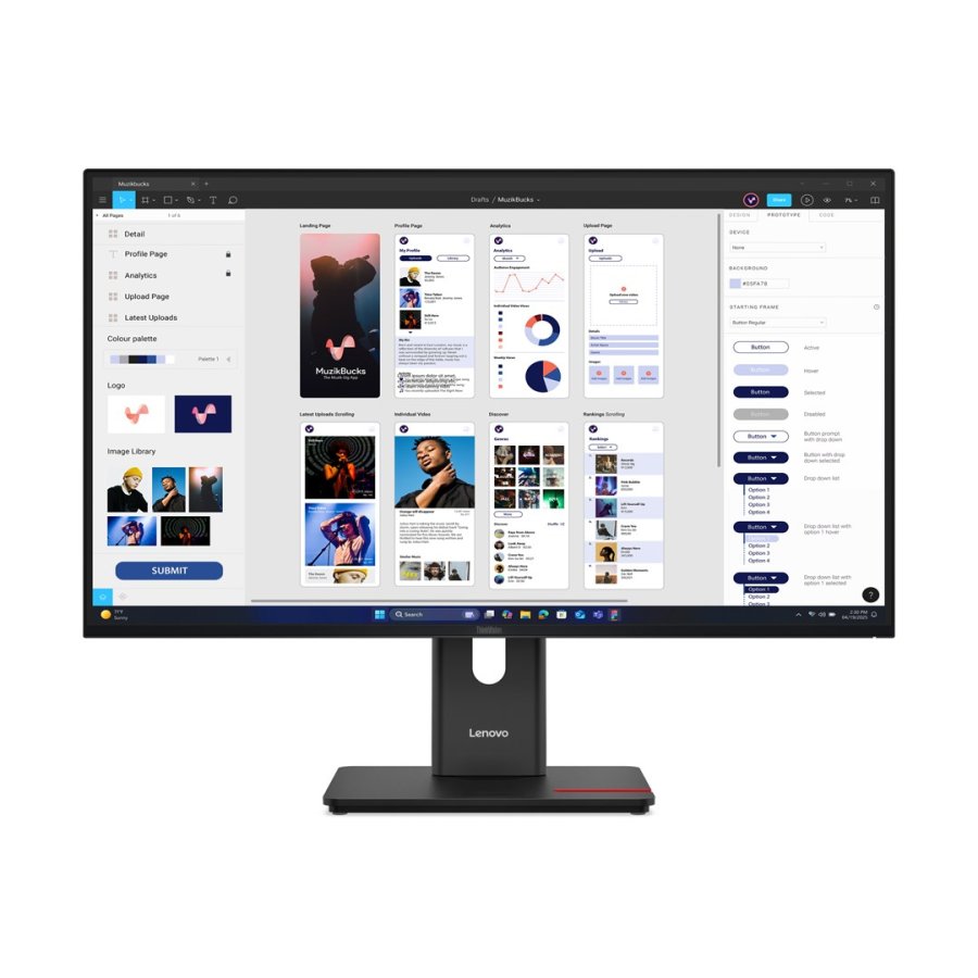 Lenovo ThinkVision T32UD-40 LED display 80 cm (31.5