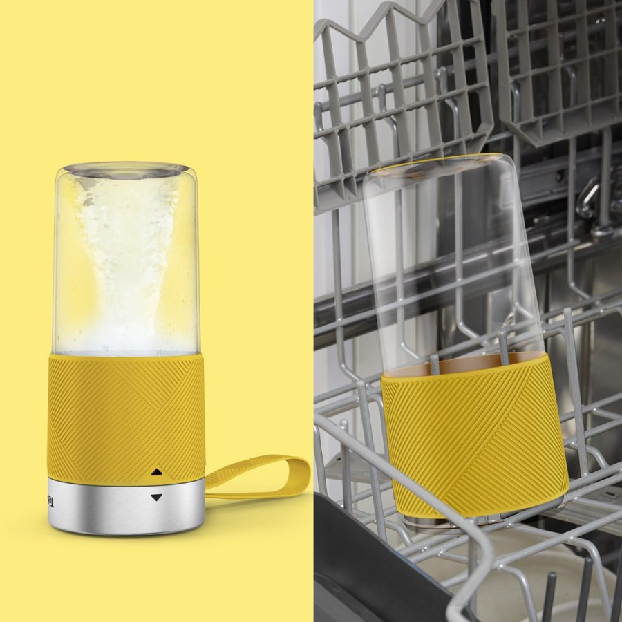 Tefal Lightmix BL1C0230 blender 0,3 L Brbar blender Rustfrit stl, Transparent, Gul #4