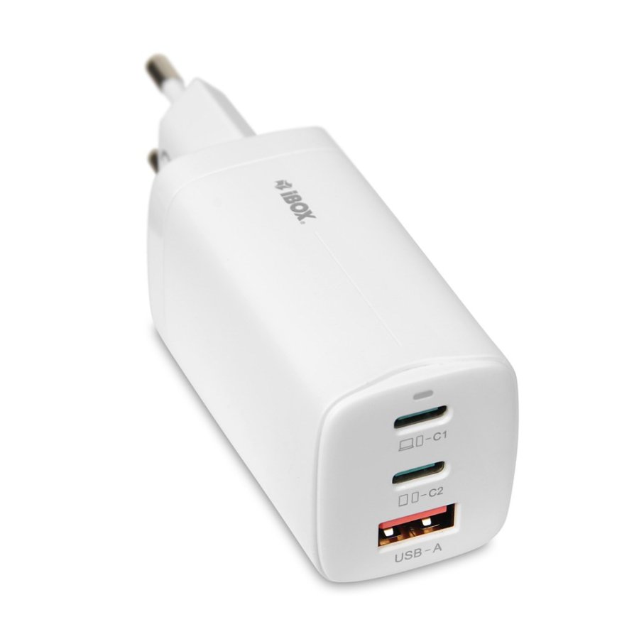 iBOX C-65 Hvid, GaN 65W universal oplader #8
