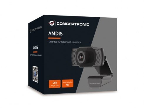 Conceptronic AMDIS01B webcam 2 MP 1920 x 1080 pixel USB 2.0 Sort #4