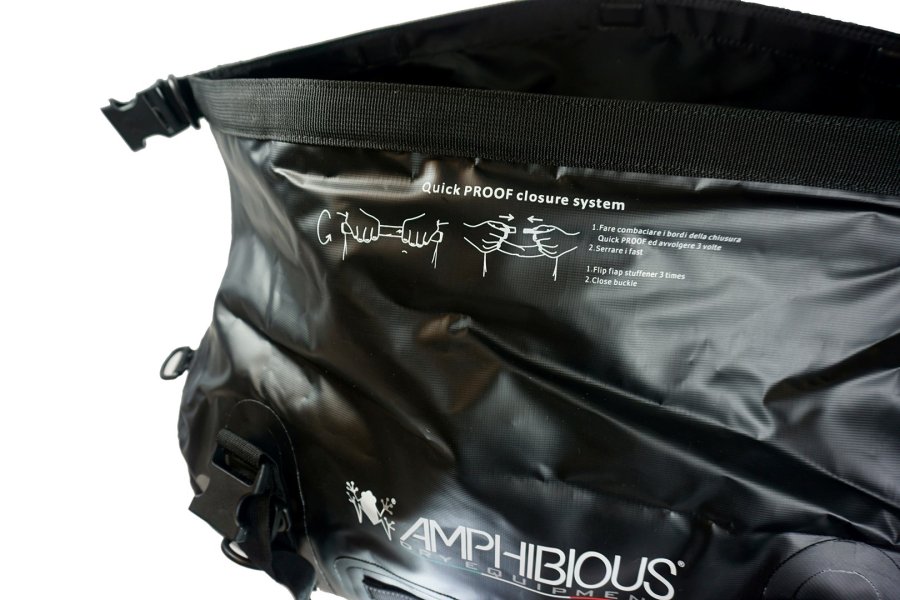 AMPHIBIOUS WATERPROOF BAG VOYAGER II 45L BLACK P/N: BS-2245.01 #9
