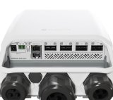 Mikrotik CRS504-4XQ-OUT netvrksswitch Administreret L3 Fast Ethernet (10/100) Strm over Ethernet (PoE) 1U Hvid #12