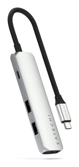 Satechi 4-in-1 USB-C Slim Adapter 4K - silver #7