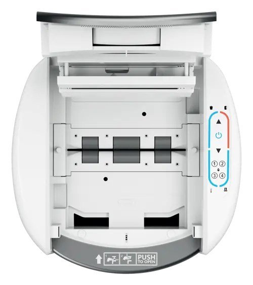 Leitz 80410000 IQ Optimax AutoFeed 300 papirmakulator, P5, 300 ark, 25 l affaldsbeholder #9