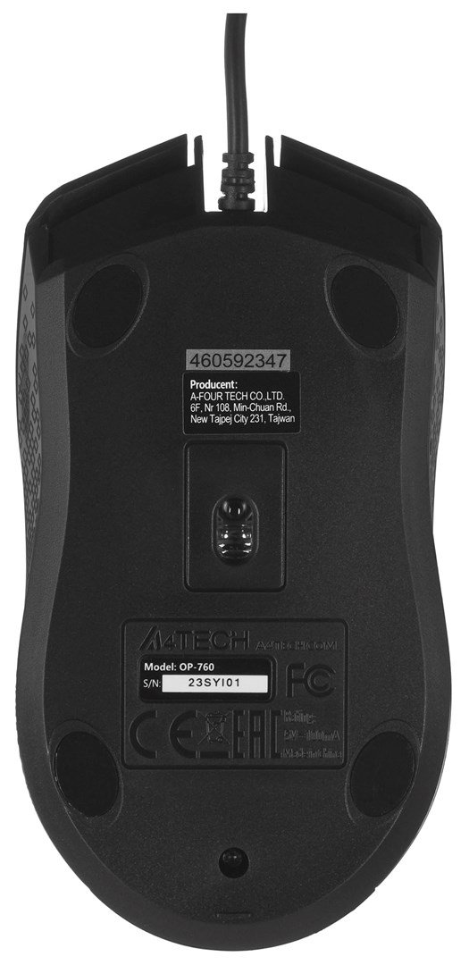A4Tech OP-760 mus USB Type-A Optisk 1200 dpi #6