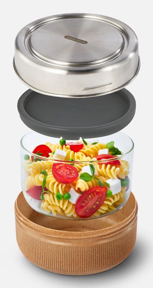 black+blum GR-LB-L014 madkasse Frokostbeholder 0,75 L Glas, Polypropylen (PP), Silikone, Rustfrit stl, Tr Mandel 1 stk #3