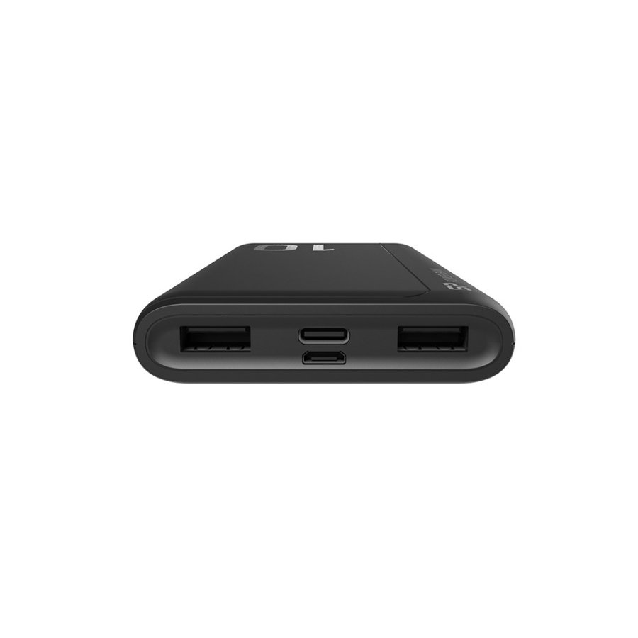 SILICON POWER GP15 Powerbank Eksternt batteri 10000 mAh 2x USB 2.1A (SP10KMAPBKGP150K) Sort #3