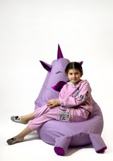 Puf GO GIFT Lilla Oxford 140 x 100 cm #4