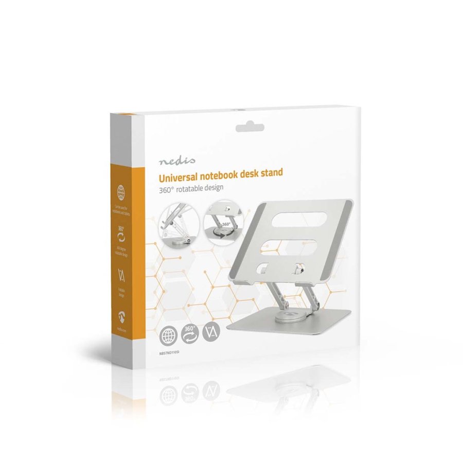 Nedis NBSTND110SI laptop stativ Slv 43,2 cm (17