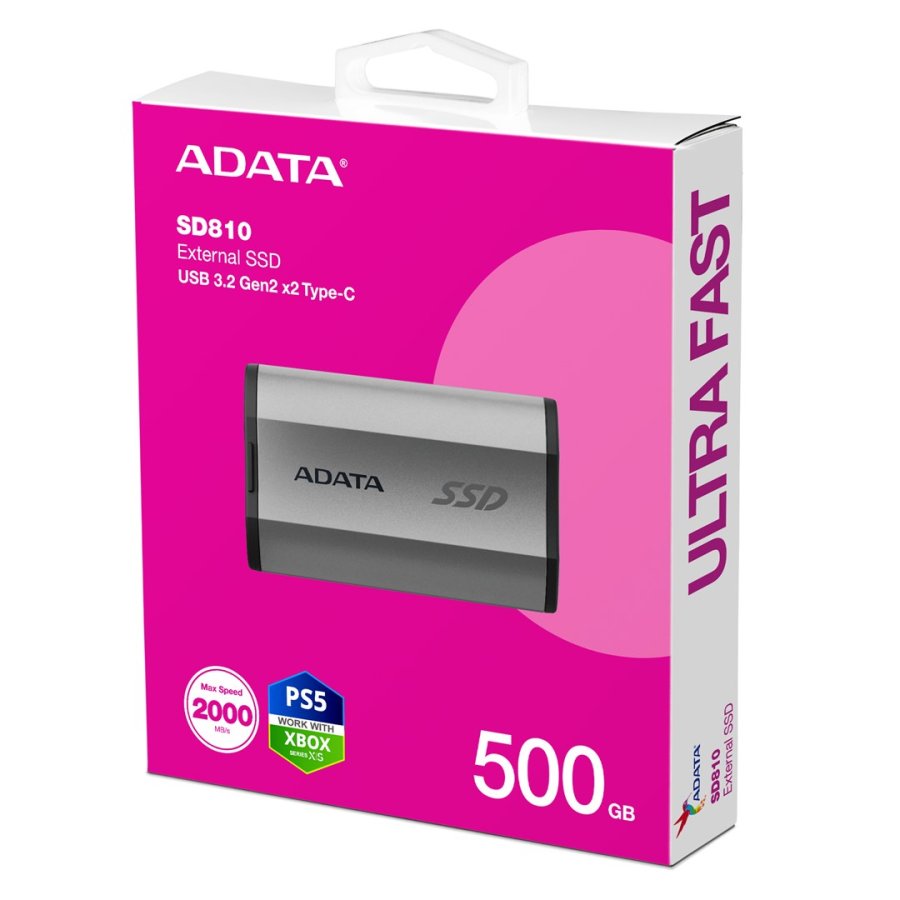 ADATA SD810 500 GB Sort, Slv #6