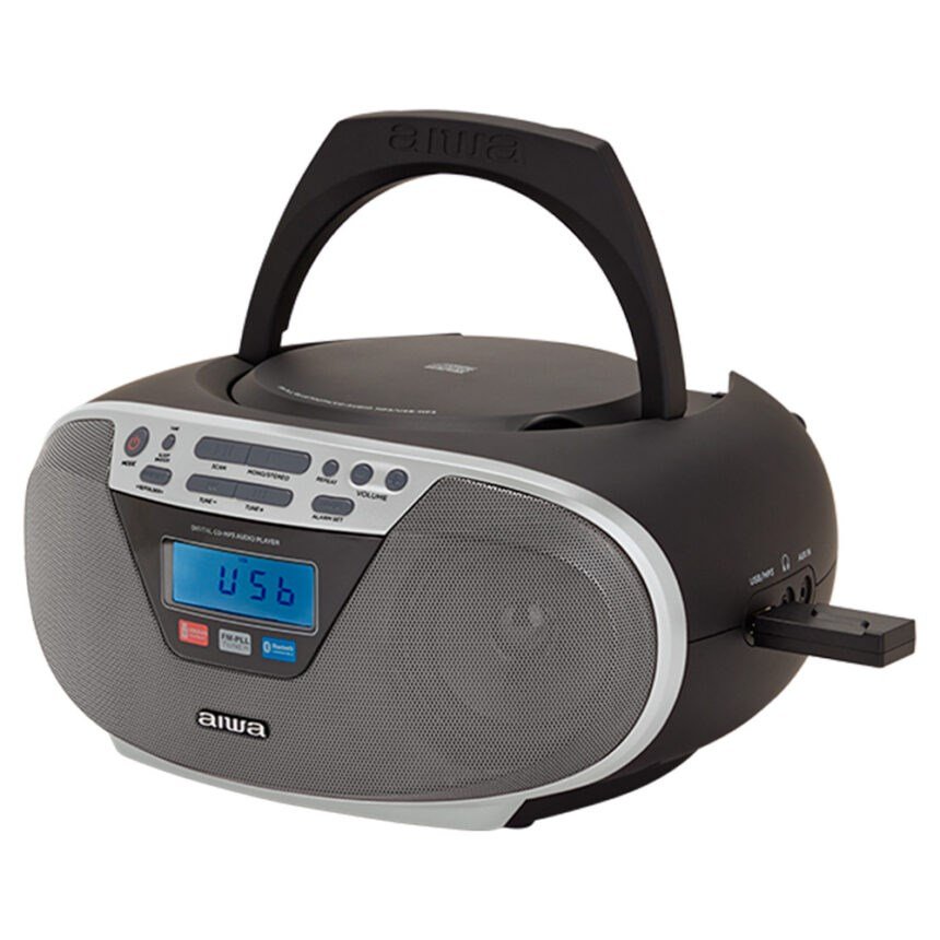 Aiwa BBTU-400SL b�rbar stereosystem Analog & digital 6 W FM S�lv MP3-afspilning #2
