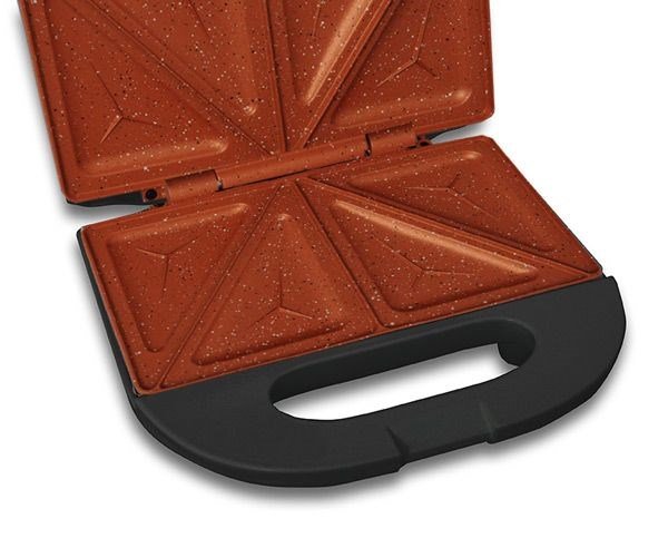 ELDOM ST11 sandwichtoaster 750 W Sort, Slv #2