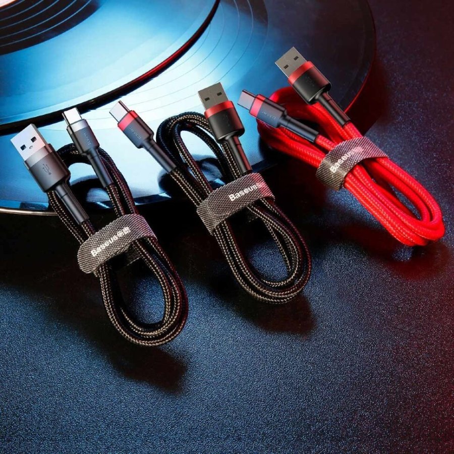 Baseus Cafule USB-kabel 2 m USB A USB C Sort, R�d #9