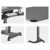 Elektrisk skrivebord, bord, hjdejusterbar arbejdsstation, Maclean MC-835 max hjde 122cm max 37 kg - til stende og siddende arbejde #8