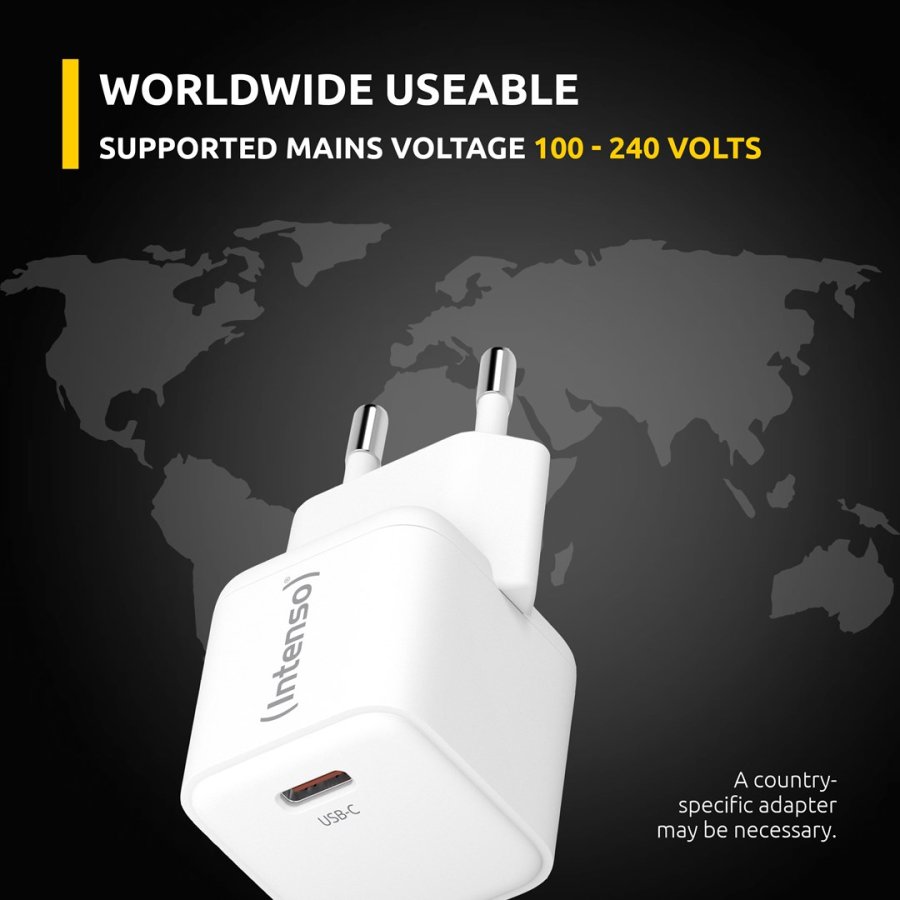 Intenso 7803052 oplader til mobil enhed Universel Hvid Vekselstrm Hurtig opladning Indendrs #6