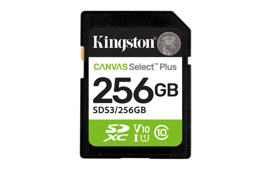 Kingston Technology 256 GB SDXC Canvas Select Plus Gen3 150 MB/s C10 UHS-I U1 V10 #1