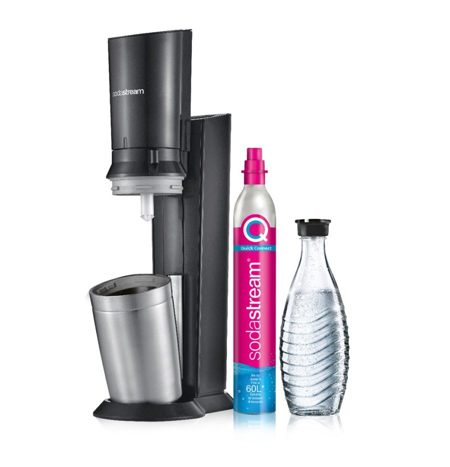 SodaStream Crystal 3.0 Metal, Rustfrit stl Sort #1