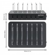 Manhattan 102254 ladestation organisator Sort #6