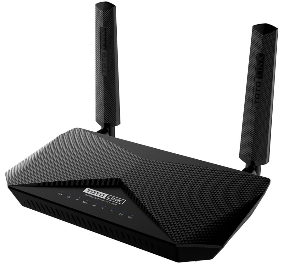 TOTOLINK LR1200 Router WiFi AC1200 Dual Band trdls router Hurtigt ethernet Dual-band (2,4 GHz / 5 GHz) 4G Sort #3