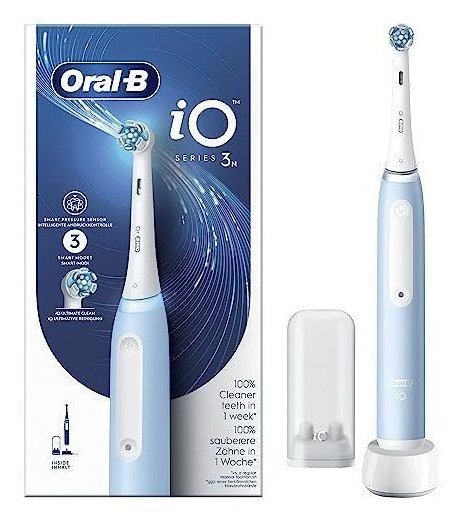 Oral-B Braun iO Series 3N Voksen Vibrerende tandbrste Lyse Bl, Hvid #1