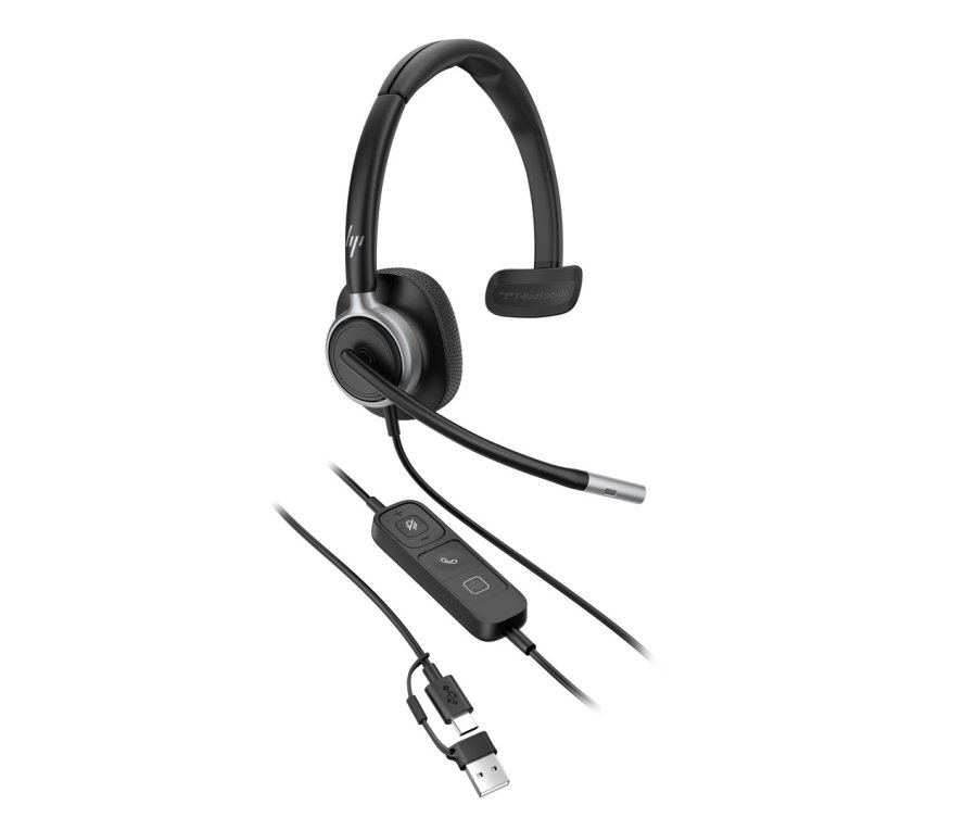 HP Poly Mission 615 Monaural USB Wired Headset #10
