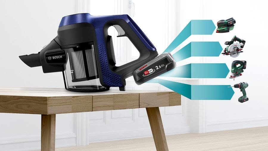 Bosch Serie 6 BBS611MAT stav stvsuger & elektrisk kost 2-in-1 stick vacuum Batteri Dry Posels 0,3 L Bl 2,5 At #7