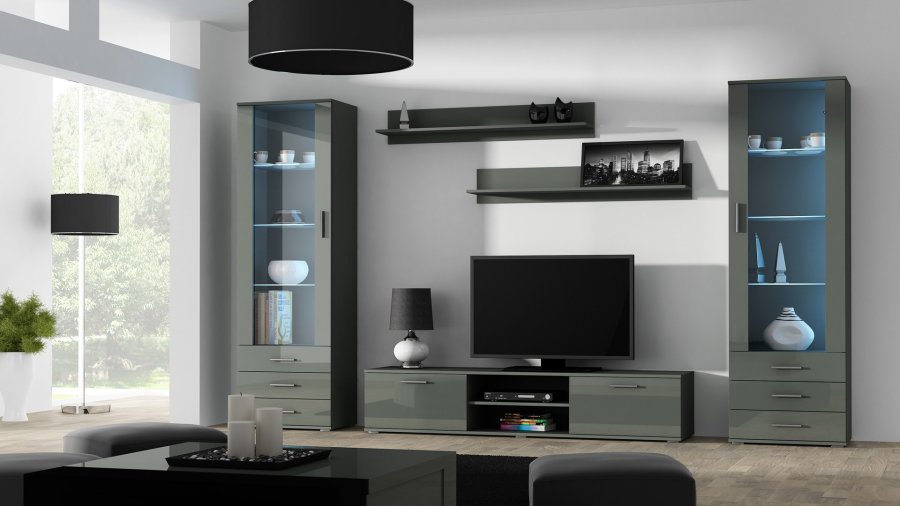 Cama SOHORTV180SZ/SZ TV stativ & underholdningscenter 1 hylder #5