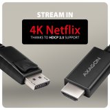 Axagon RVD-HI20C2 videokabel adapter 1,8 m DisplayPort HDMI Sort #6