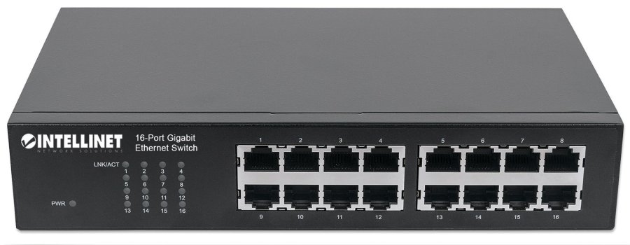 Intellinet 561068 netvrksswitch Ikke administreret L2 Gigabit Ethernet (10/100/1000) 1U Sort #4