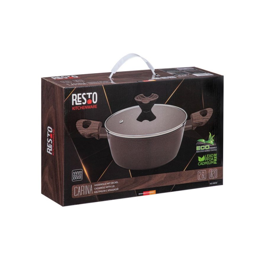 Resto Kitchenware Carina 2,5 L Rund Bordeaux #10