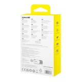 Baseus Gem USB C til USB C hurtigopladningskabel 2 m 100 W Hvid #7