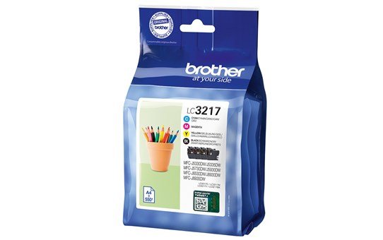 Brother LC-3217 blkpatron Original Sort, Bl, Magenta, Gul #3