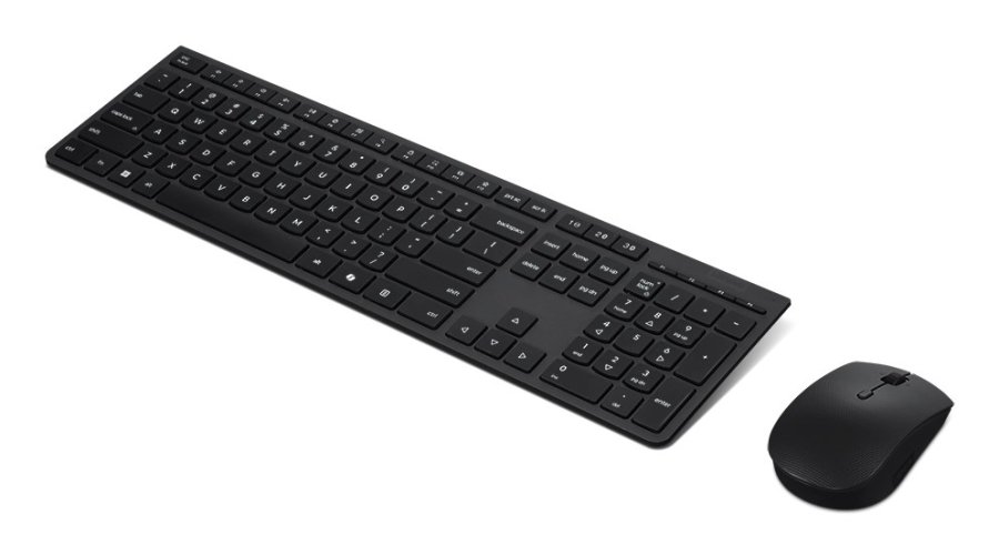 Lenovo 4X31R64328 tastatur Mus inkluderet Kontor RF tr�dl�s + Bluetooth Tysk Sort #3