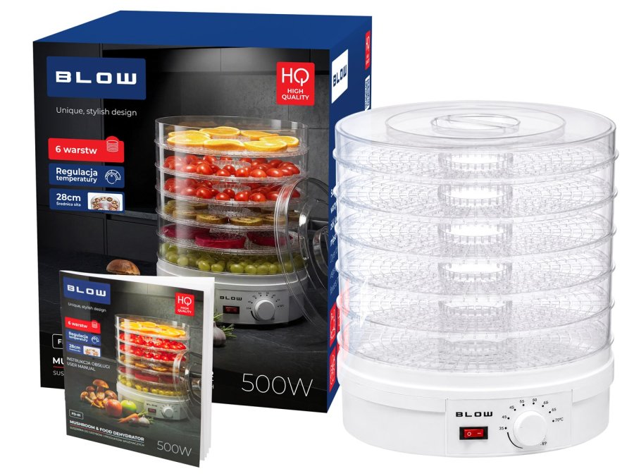 T�rretumbler til svampe, gr�ntsager og frugt 500W BLOW FD-01 #9