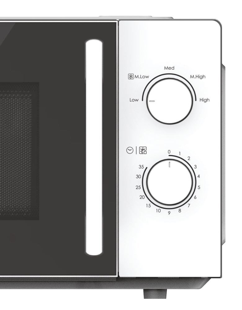 Candy Idea CMW20SMWLI/4U Bordplade Solo mikroovn 20 L 700 W Hvid #3