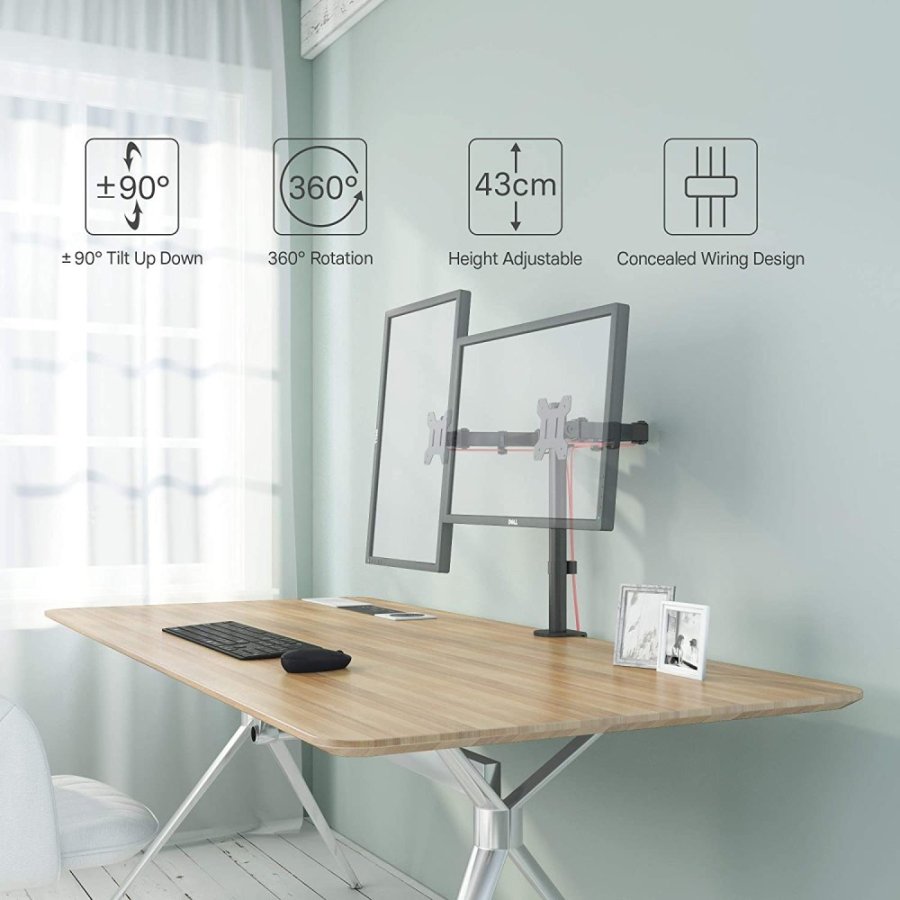 Techly ICA-LCD 582-D skrmbeslag og -stativer 81,3 cm (32