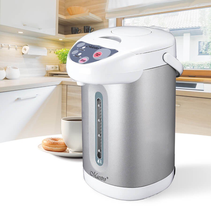 Maestro MR-084 dampgryde 4,5 L Rustfrit st�l, Hvid #2