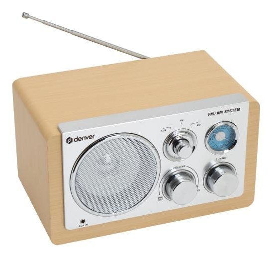 Denver TR-63LW radio Personligt Analog Bamboo, Slv #6