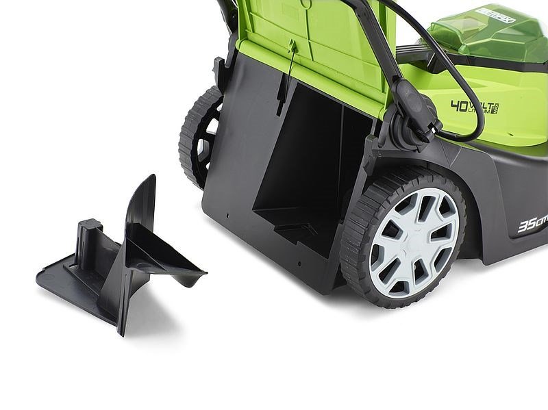 40V 35cm batteridrevet pl�neklipper Greenworks G40LM35 - 2501907 #2