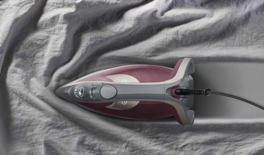 Tefal Smart Protect Plus FV6870 Tr & dampstrygejern Durilium Airglide-slplade 2800 W Rd #12