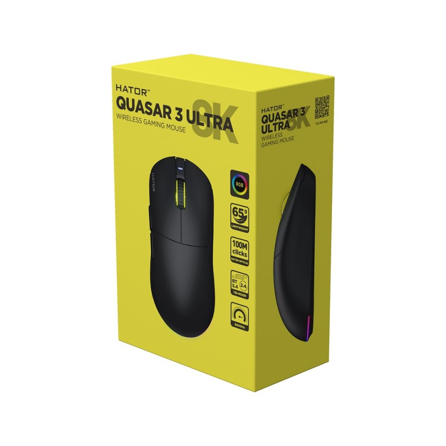Mysz dla graczy Hator Quasar 3 Ultra 8K Wireless czarna #8