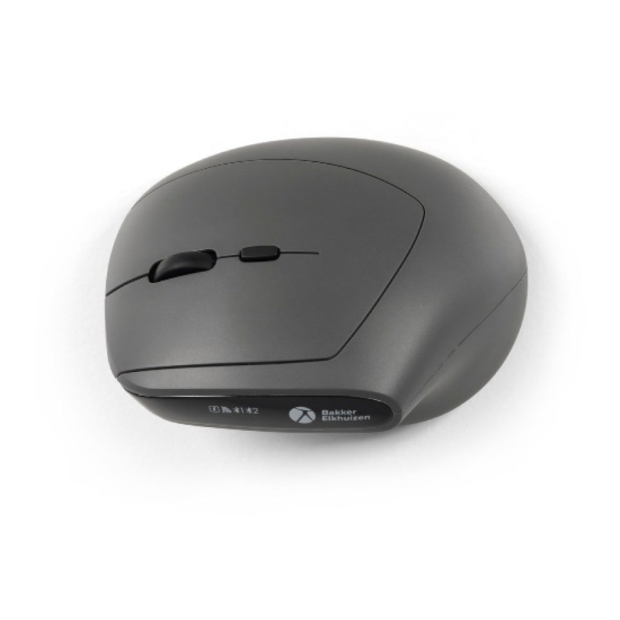 BakkerElkhuizen MidWay mus Kontor H�jre h�nd RF Wireless + Bluetooth + USB Type-C Optisk 2400 dpi #8