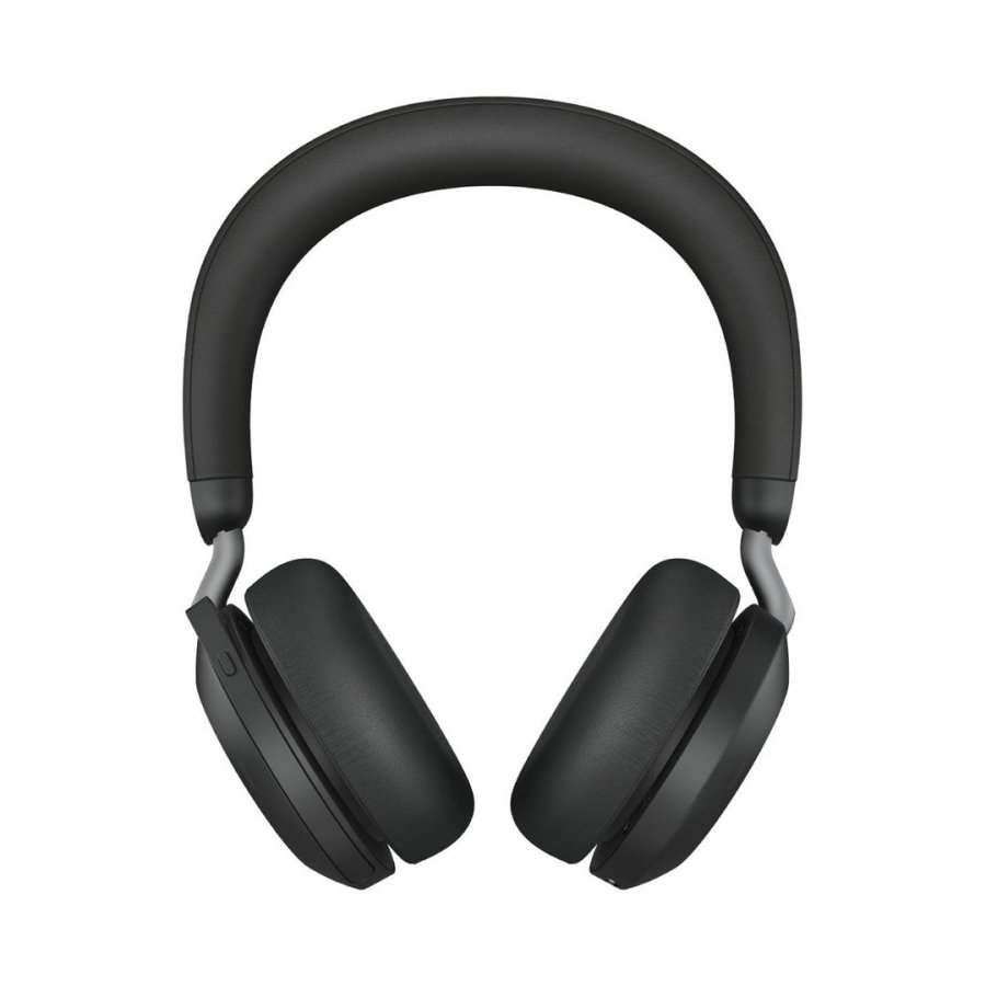 Jabra Evolve2 75 Headset Kabel & trdls Opkald/musik USB Type-C Bluetooth Opladningsstativ Sort #6