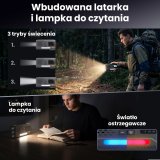 Extralink RADIO AWARYJNE BLUETOOTH SOLARNE Z KORBKA DYNAMO POWERBANK 4000MAH Z LATARKA SOS BT-4000 B�rbar Analog & digital Sort, Orange #11