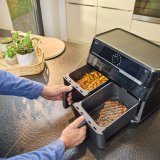 Braun TwinCook 5 Dobbelt 10 L Enkeltst�ende 2800 W Varmluftsteger Sort #4