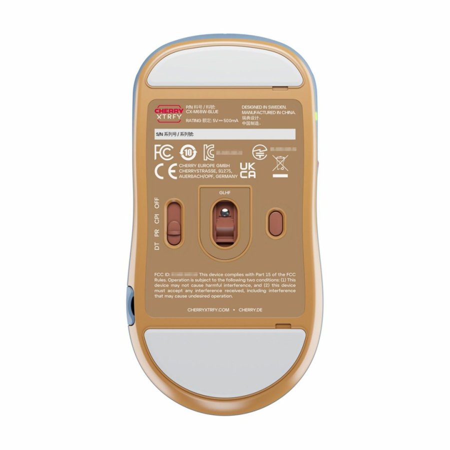 CHERRY XTRFY CX-M68W-BLUE mus Spil RF trdlst 26000 dpi #7