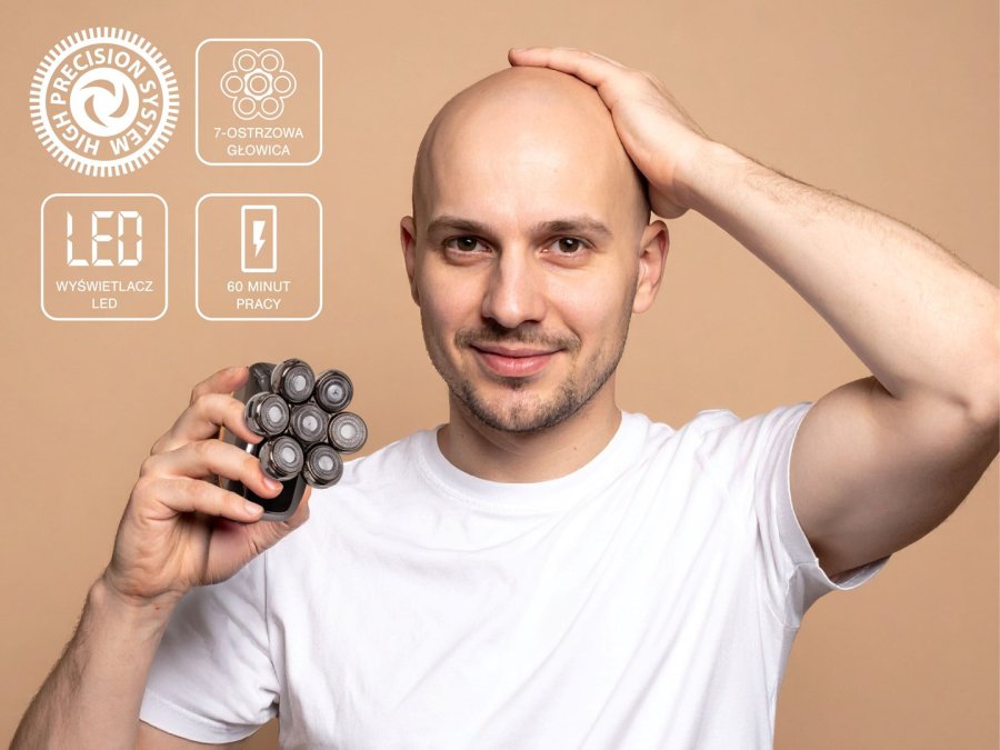 ELDOM ELEKTRISK ANSIGTS- OG HOVEDBARBER 5-I-1 G61 #17
