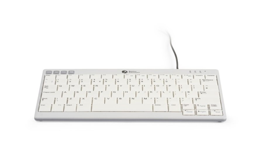 BakkerElkhuizen UltraBoard 950 V2 tastatur Kontor USB QWERTZ Tysk M�rkegr�, Lys gr� #3